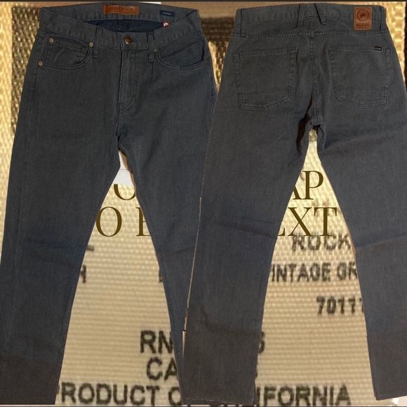 Agave classic taper vintage driftwood grey jeans - Picture 6 of 16